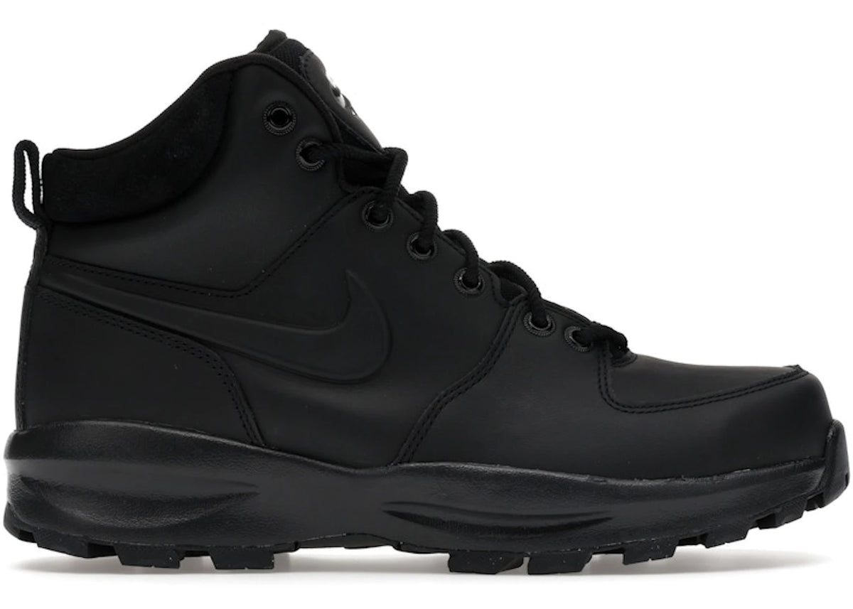 Nike Manoa Leather Triple Black - main view