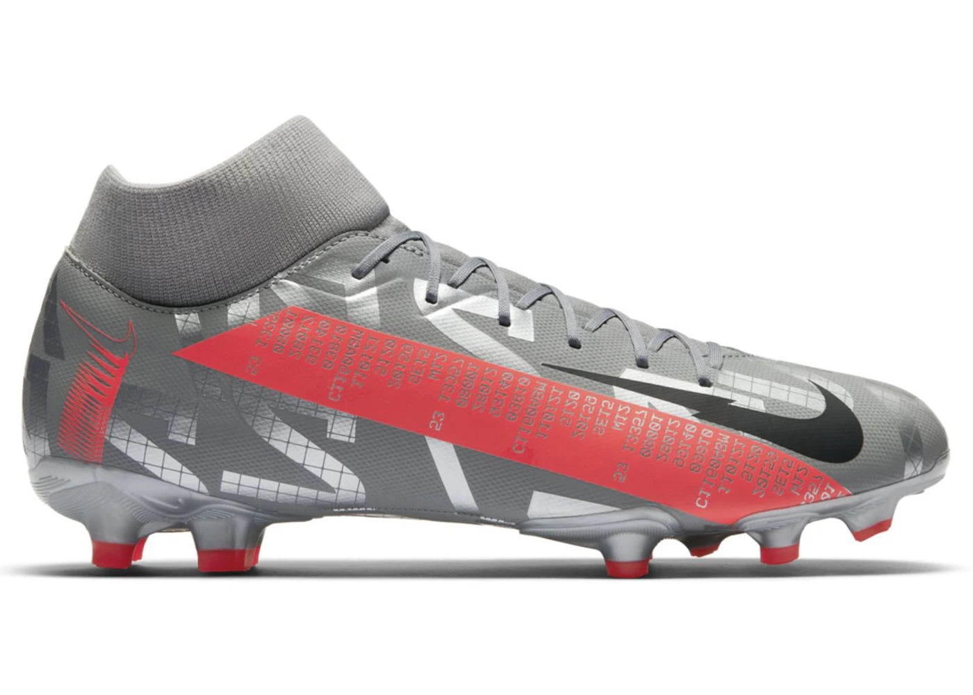 Nike Mercurial Superfly 7 Academy MG-Metallic Gray Crimson