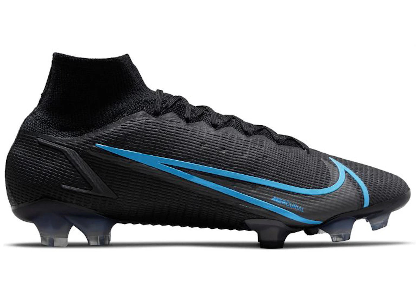 Nike Mercurial Superfly 8 Elite FG-Black Light Blue