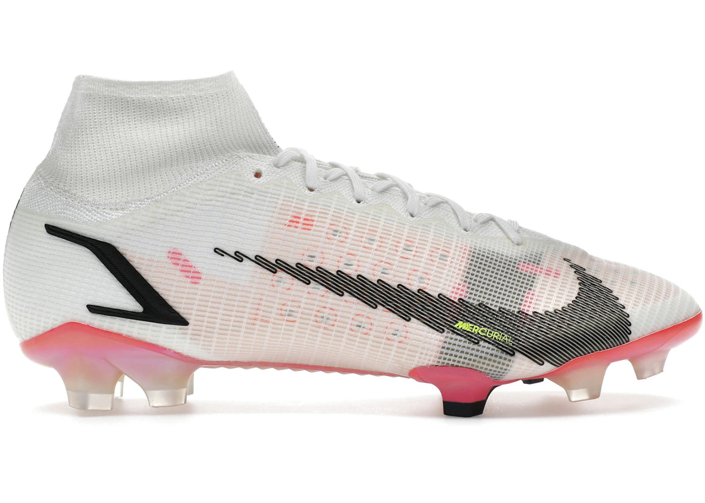 Nike Mercurial Superfly 8 Elite FG-White Pink Blast