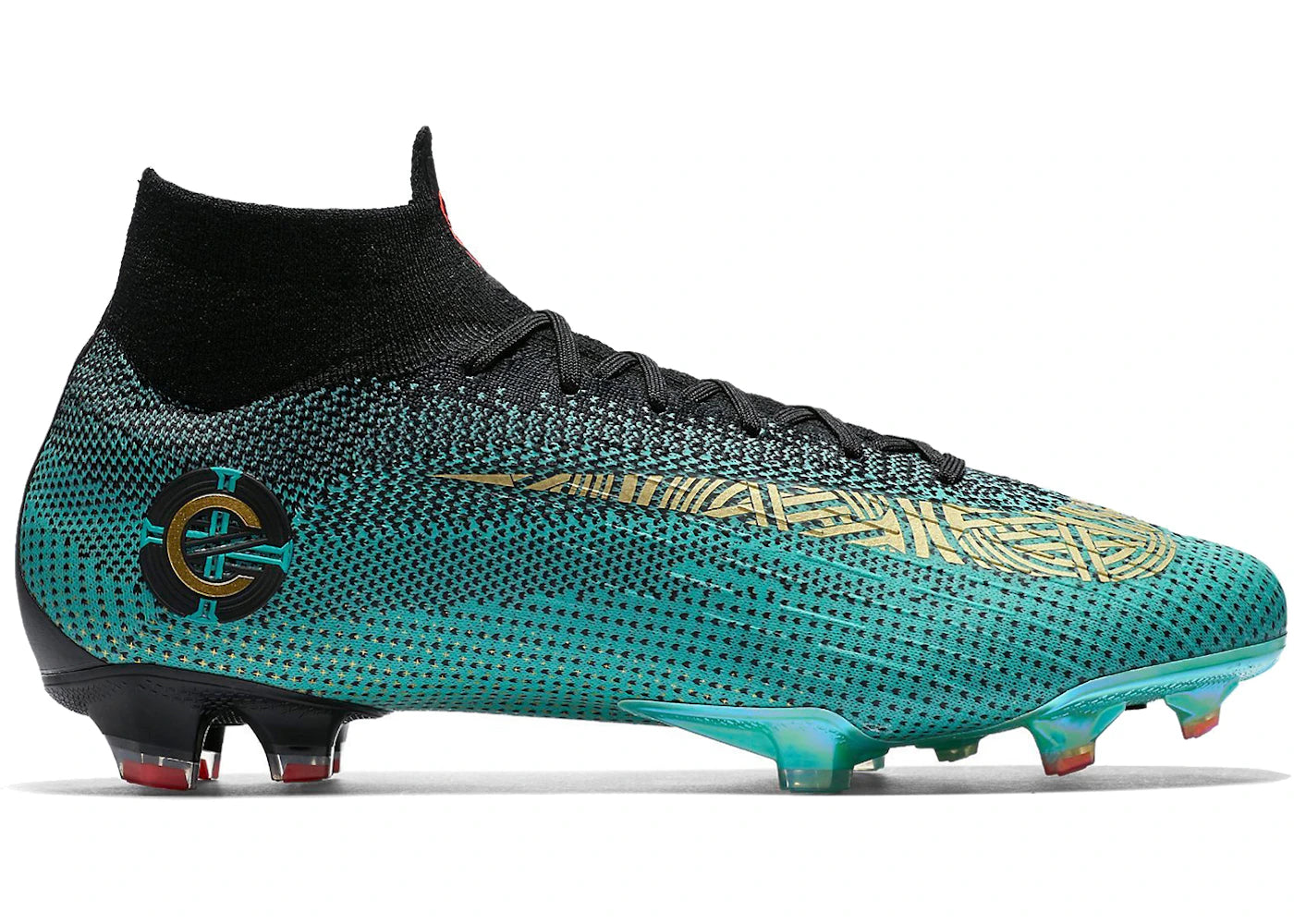 Nike Mercurial Superfly VI Elite CR7 FG-Black Clear Jade