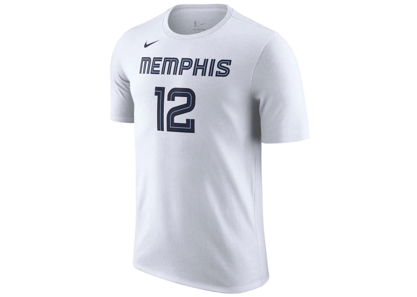 Nike NBA Memphis Grizzlies Ja Morant T-shirt-White/Blue