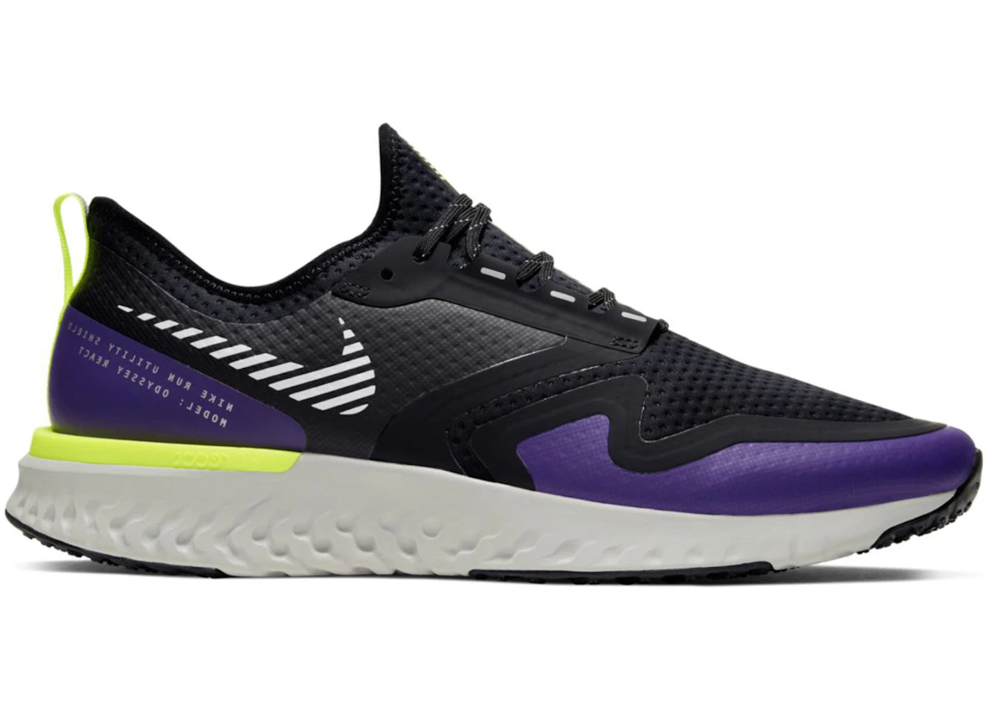 Nike Odyssey React Shield 2-Black Voltage Purple