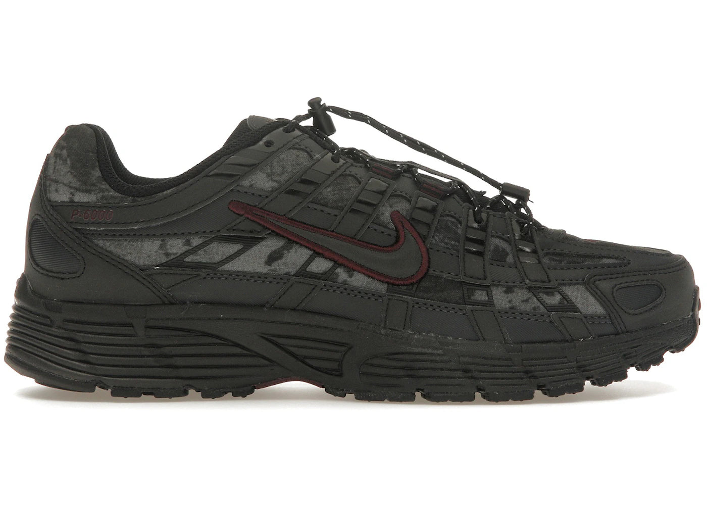 Nike P-6000-Black Burgundy Crush (Women's)