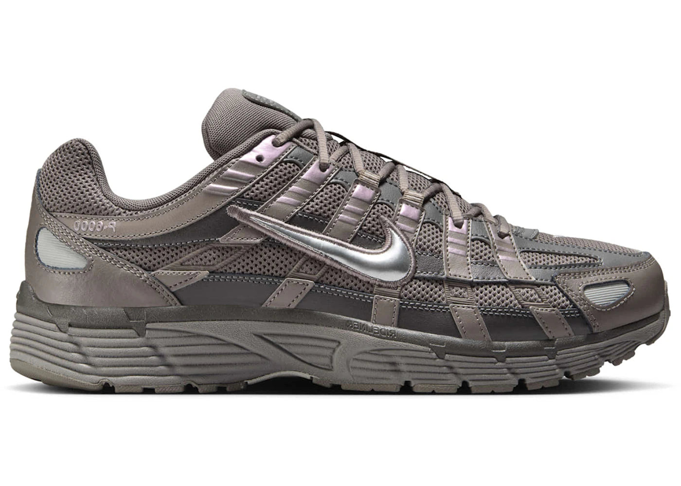 Nike P-6000-Cave Stone Medium Ash Flat Pewter Metallic Silver