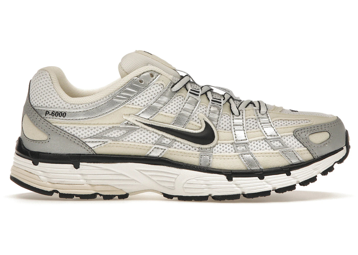 Nike P-6000-Coconut Milk Metallic Silver (Women's)