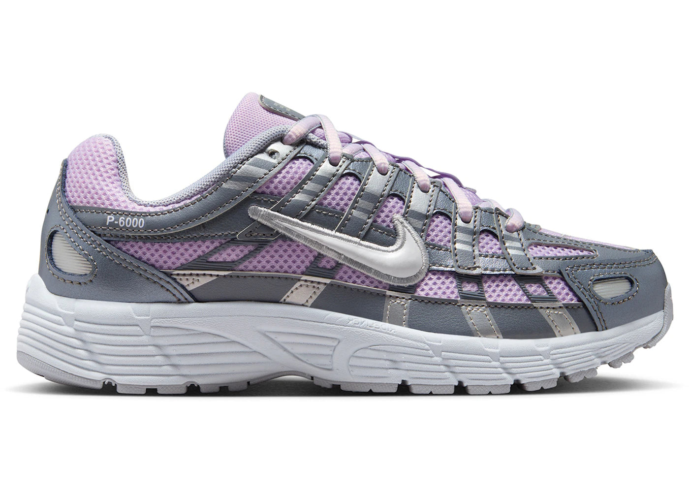 Nike P-6000-Doll Smoke Grey Metallic Silver White (GS)