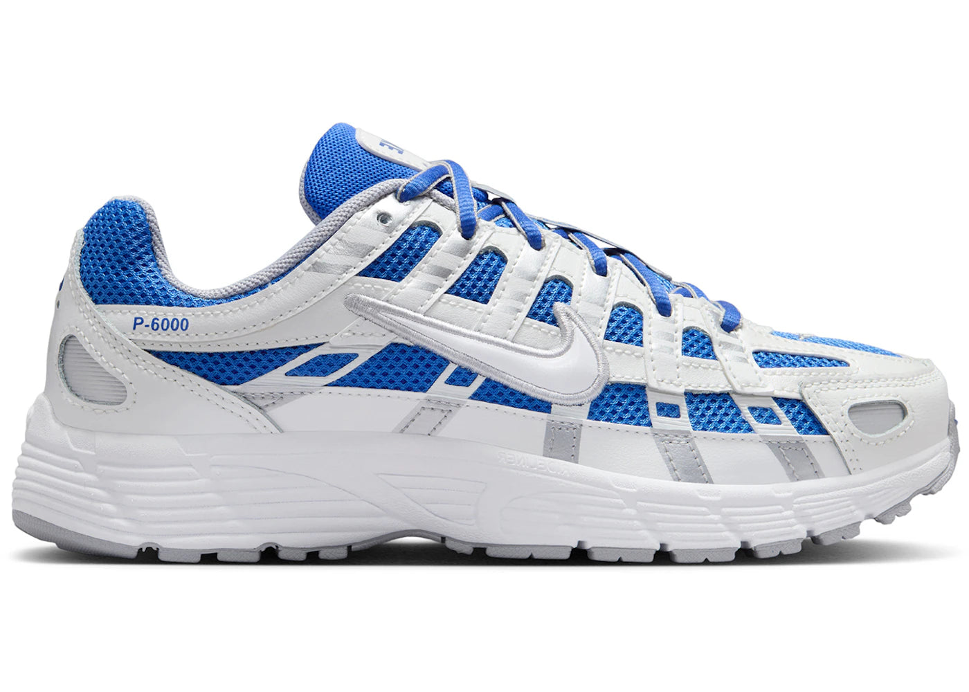 Nike P-6000-Hyper Royal Summit White Metallic Silver White (GS)