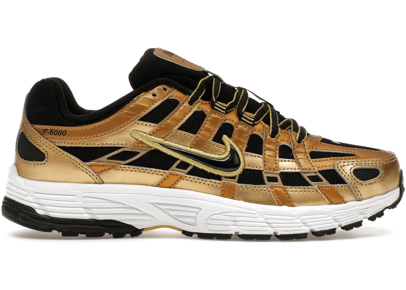 Nike P-6000-Metallic Gold Infinite Gold White Black