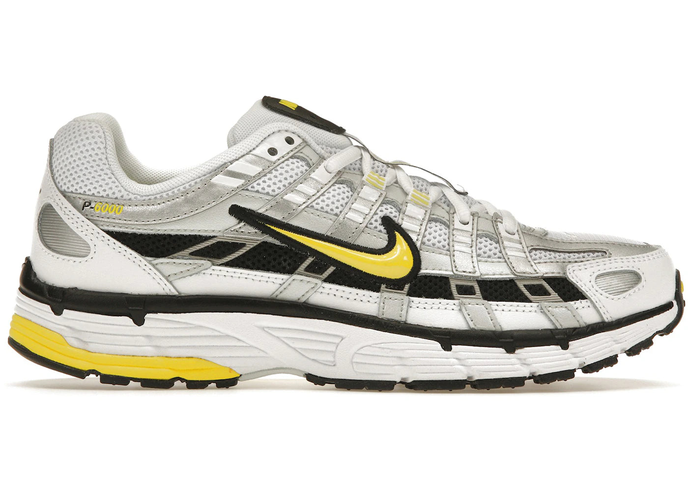 Nike P-6000-Metallic Platinum Opti Yellow (Women's)