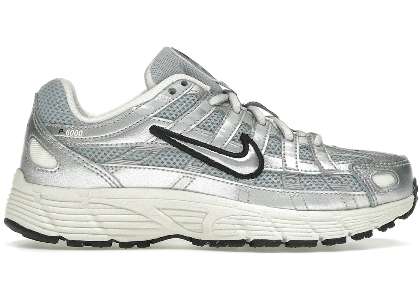 Nike P-6000-Metallic Silver Black (GS)