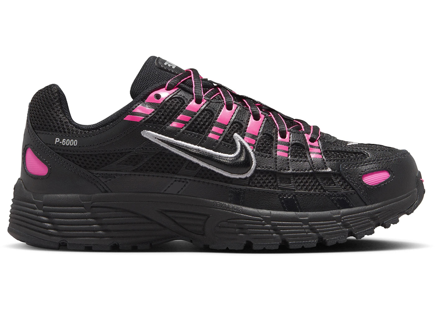 Nike P-6000-Pink Blast Metallic Silver Black (GS)