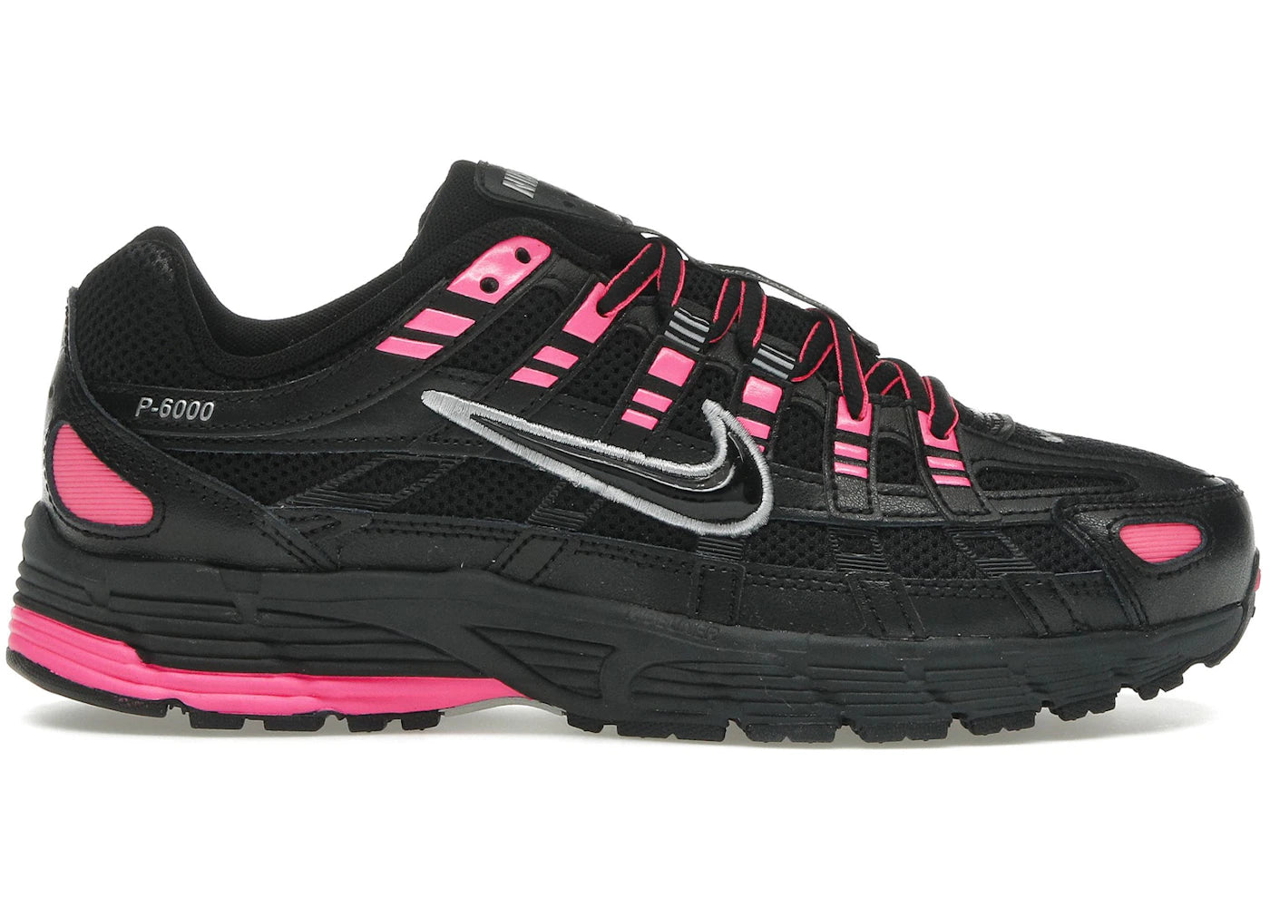 Nike P-6000-Pink Blast Metallic Silver Black
