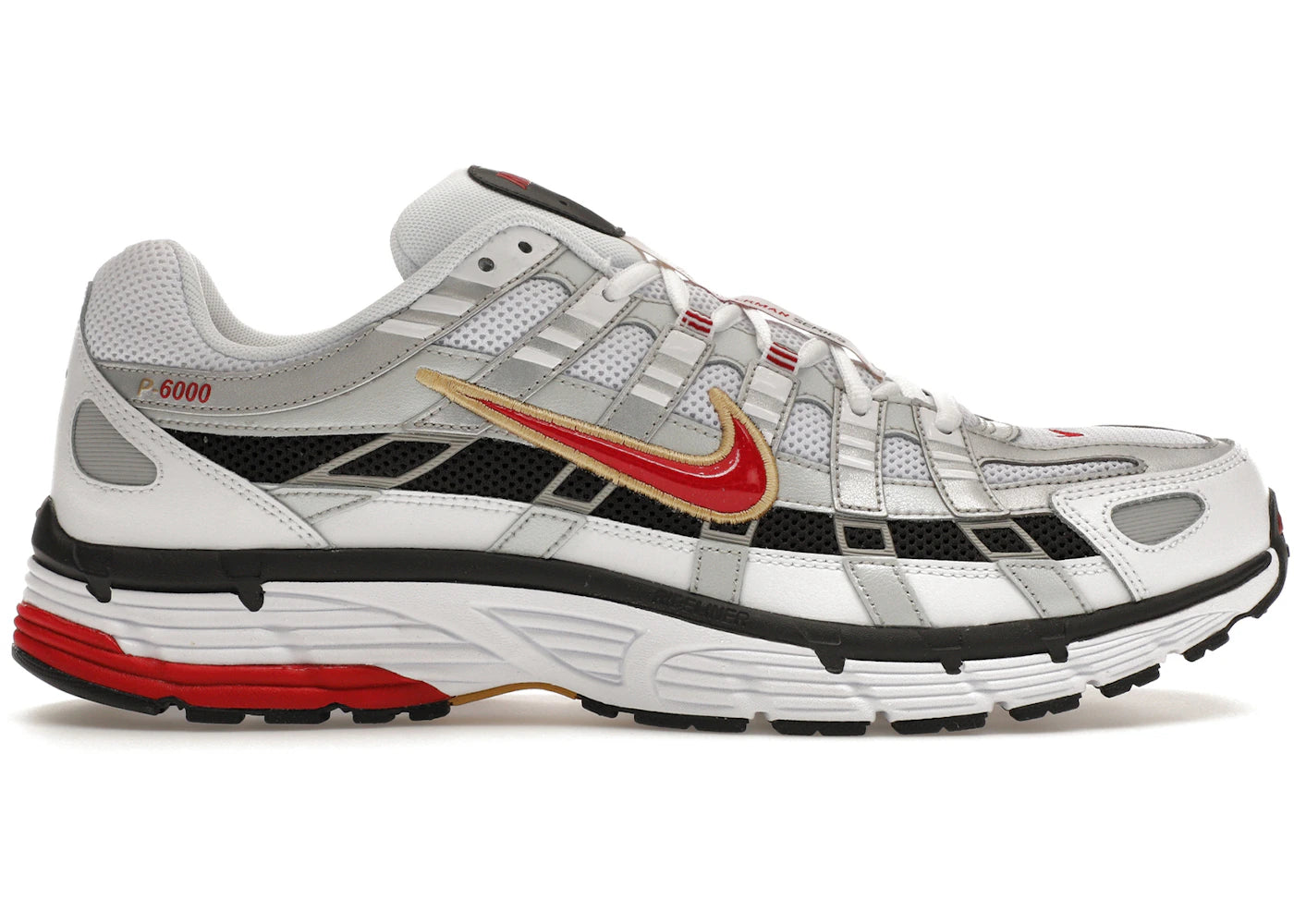 Nike P-6000-Platinum Varsity Red