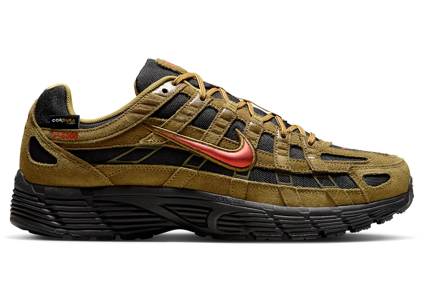 Nike P-6000 Premium Cordura-Olive Flak Black Picante Red