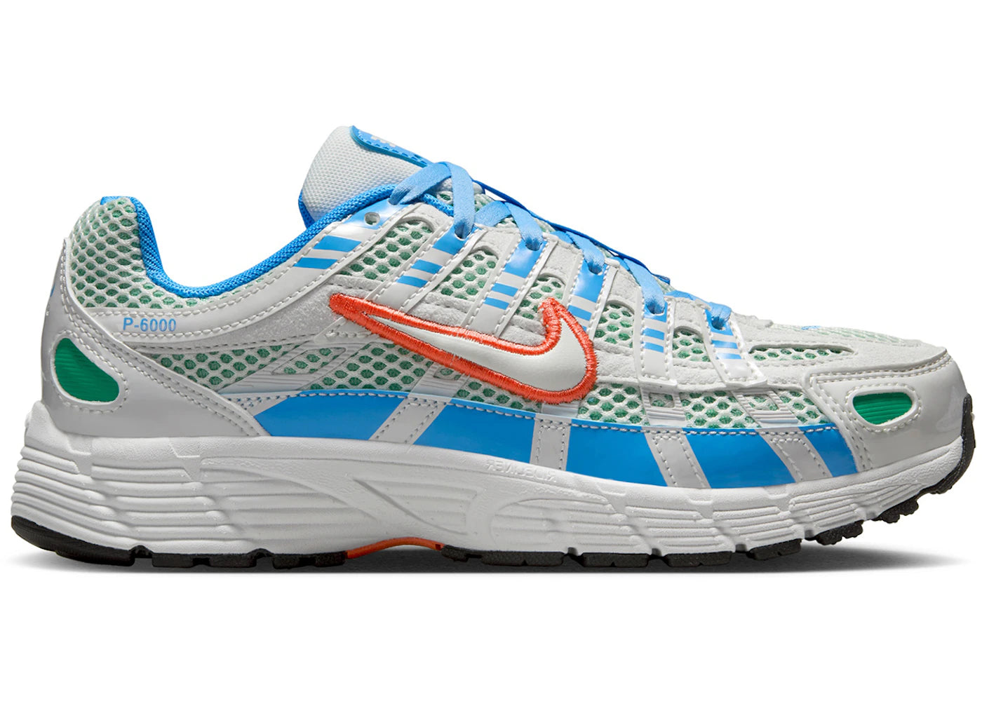 Nike P-6000-Summit White University Blue Stadium Green Magic Ember (GS)
