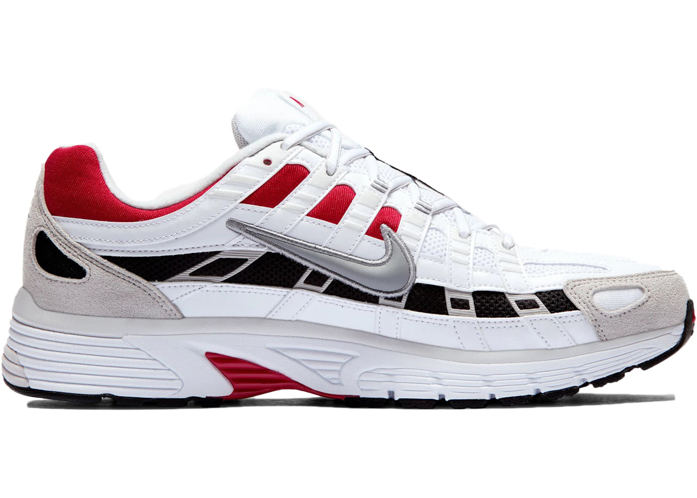 Nike P-6000-White University Red