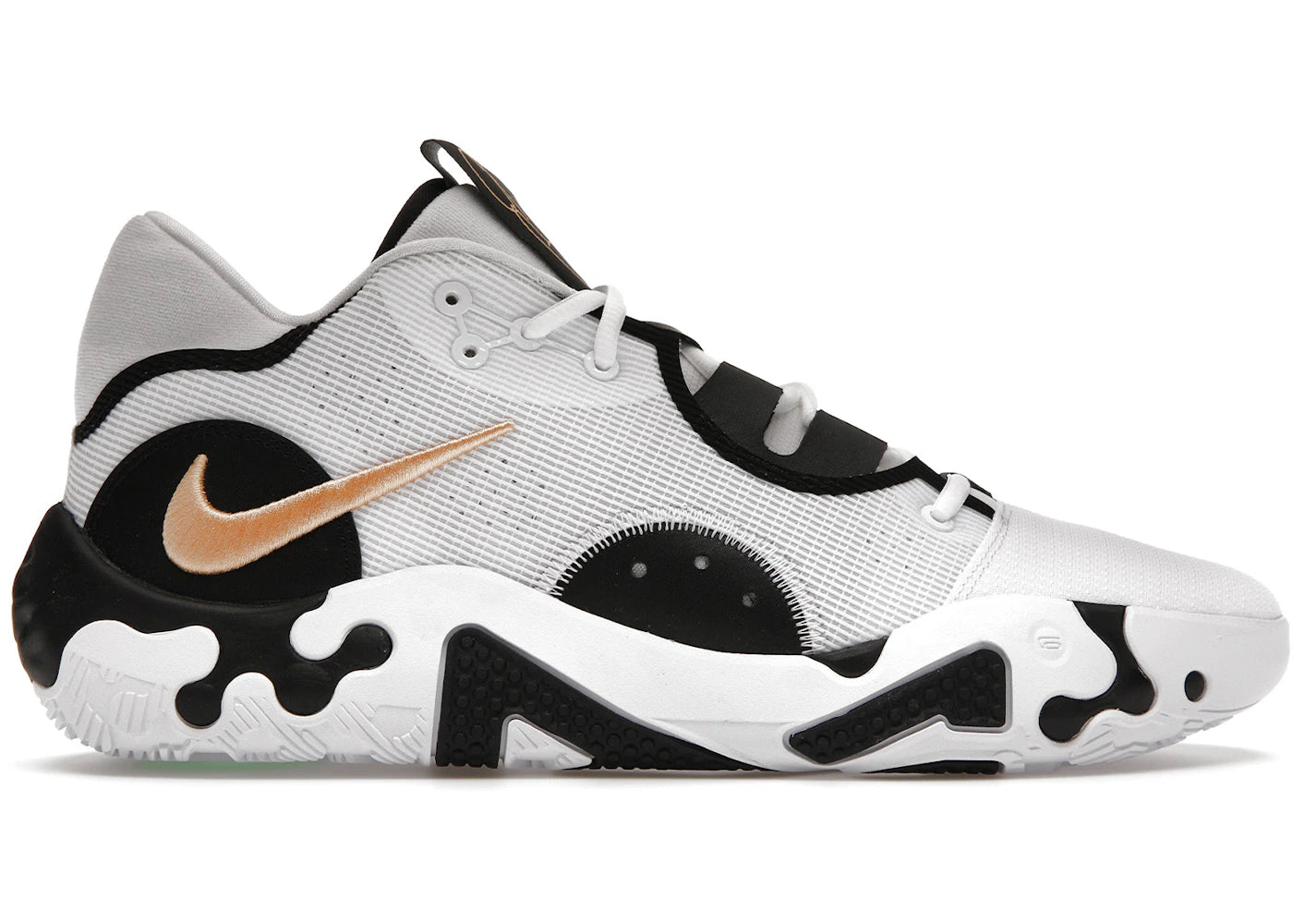 Nike PG 6-White Black Orange Chalk