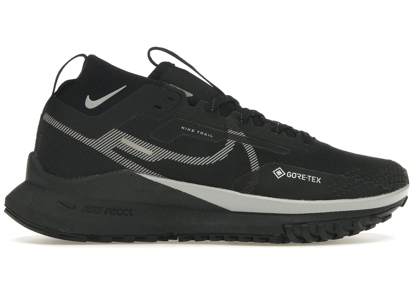 Nike React Pegasus Trail 4 Gore-Tex-Black Wolf Grey (Women's)