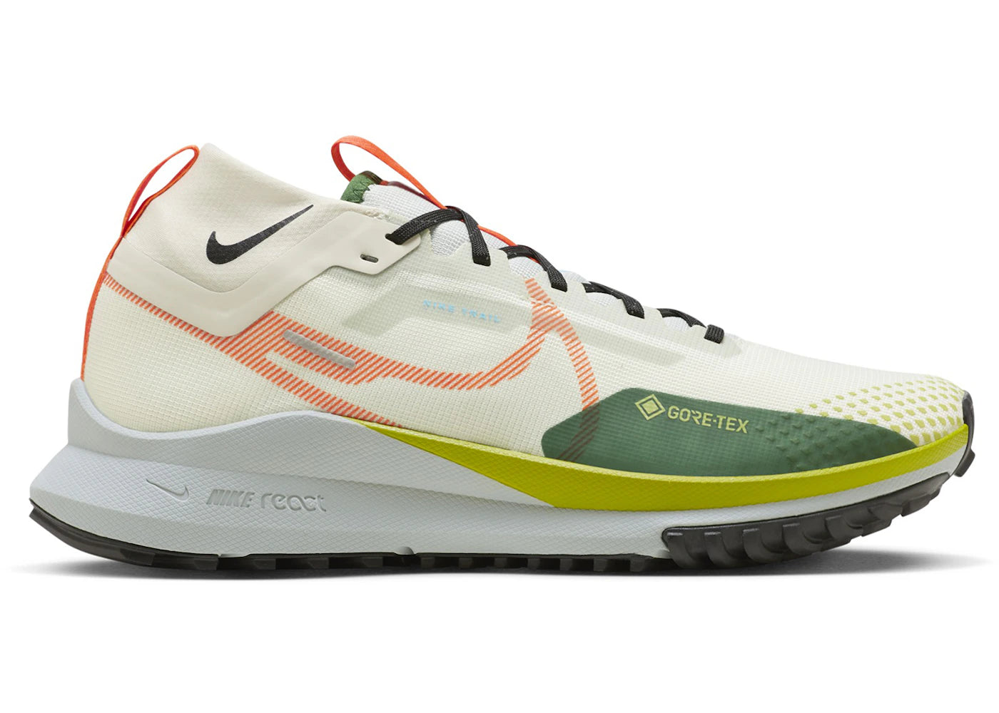 Nike Pegasus Trail 4 Gore-Tex-Coconut Milk Safety Orange Cactus