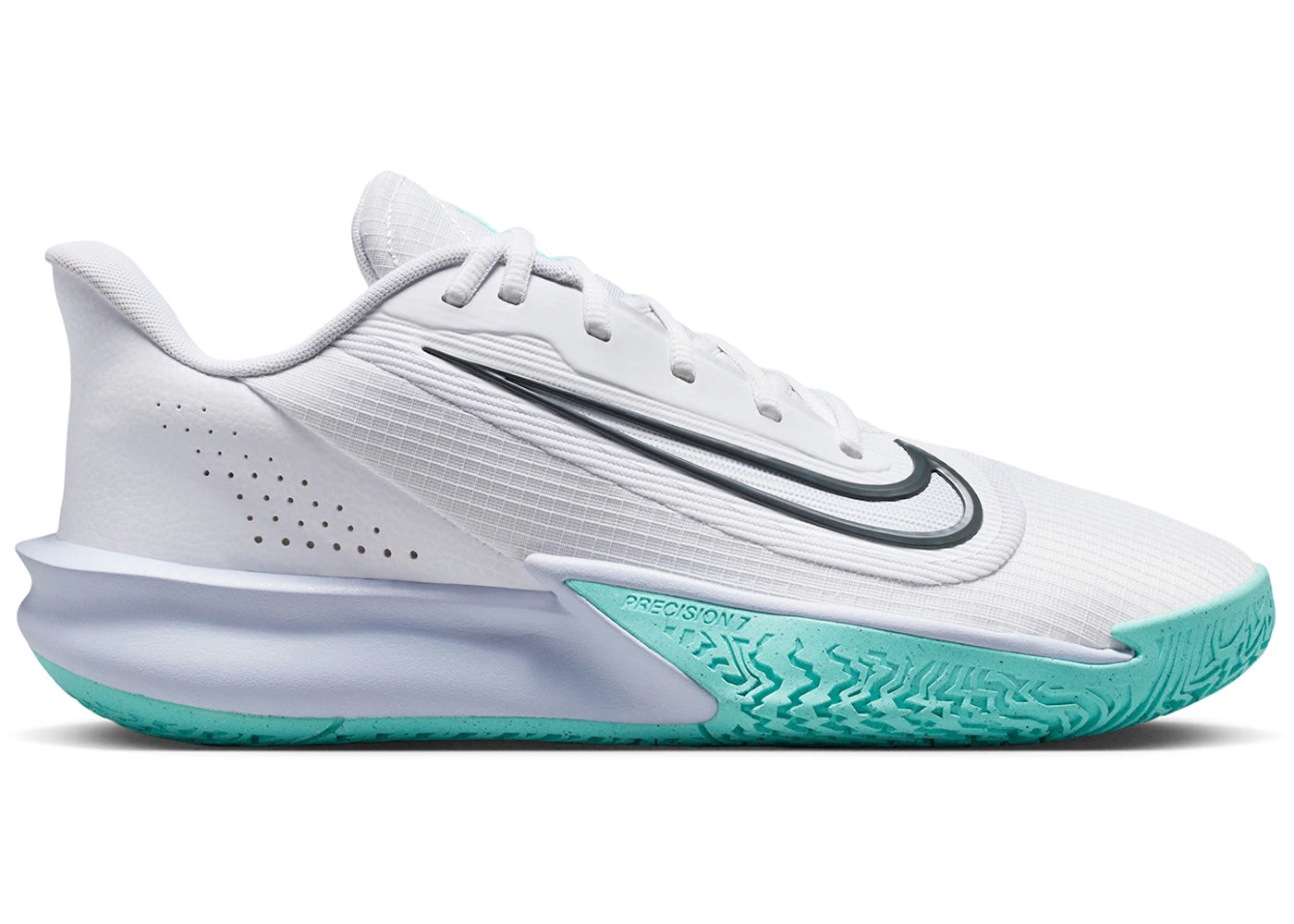 Nike Precision 7 White Ghost Dynamic Turquoise