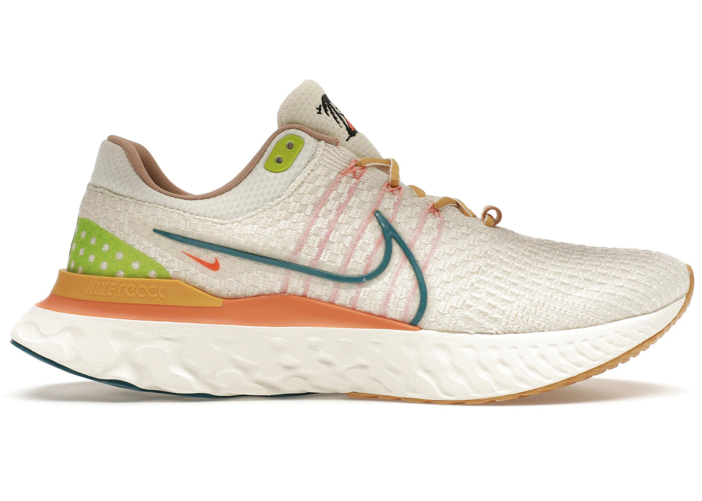 Nike React Infinity Run 3 Flyknit-Sun Club Sail Hot Curry
