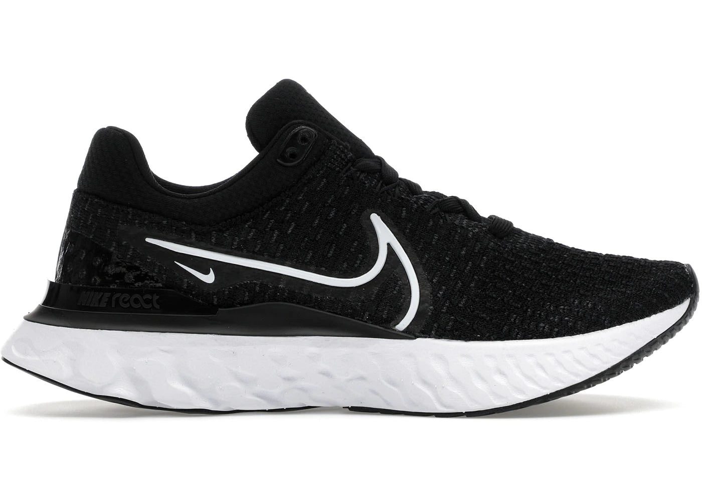 Nike React Infinity Run Flyknit 3-Black White (Women's)