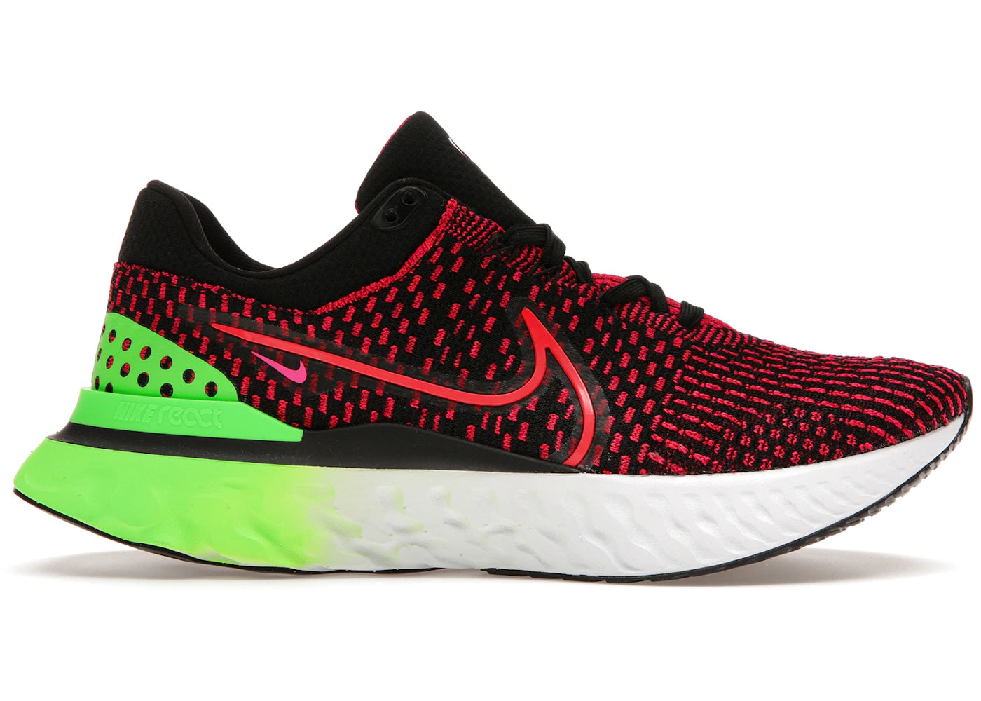Nike React Infinity Run Flyknit 3-Green Strike Team Red
