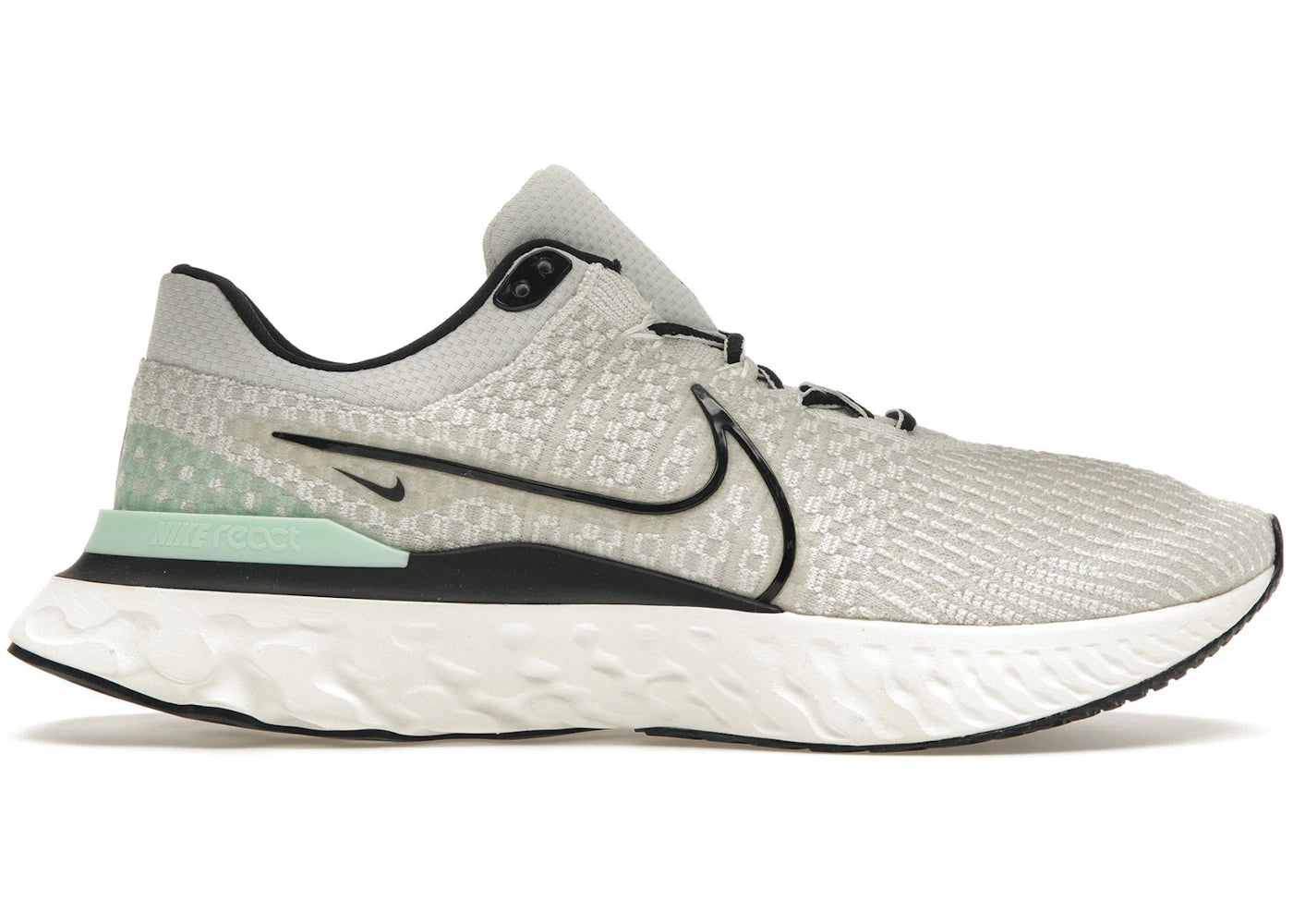 Nike React Infinity Run Flyknit 3-Phantom Black Mint