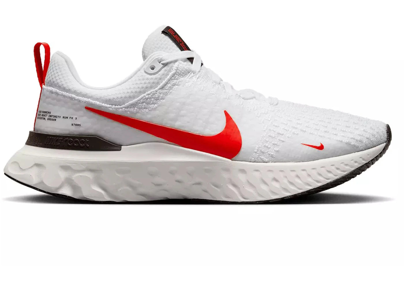 Nike React Infinity Run Flyknit 3-White Light Crimson