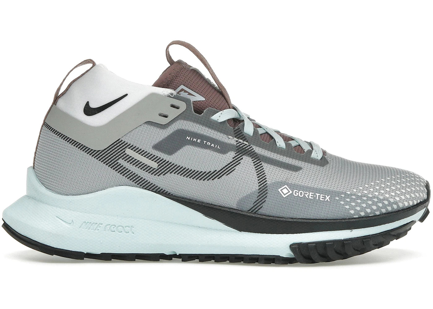 Nike React Pegasus Trail 4 Gore-Tex-Light Smoke Grey Glacier Blue Football Grey Black (Women's)