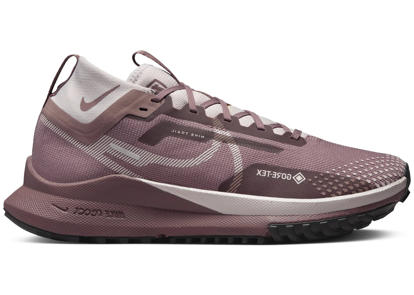 Nike React Pegasus Trail 4 Gore-Tex-Smokey Mauve Saturn Gold Soft Yellow Platinum Violet (Women's)
