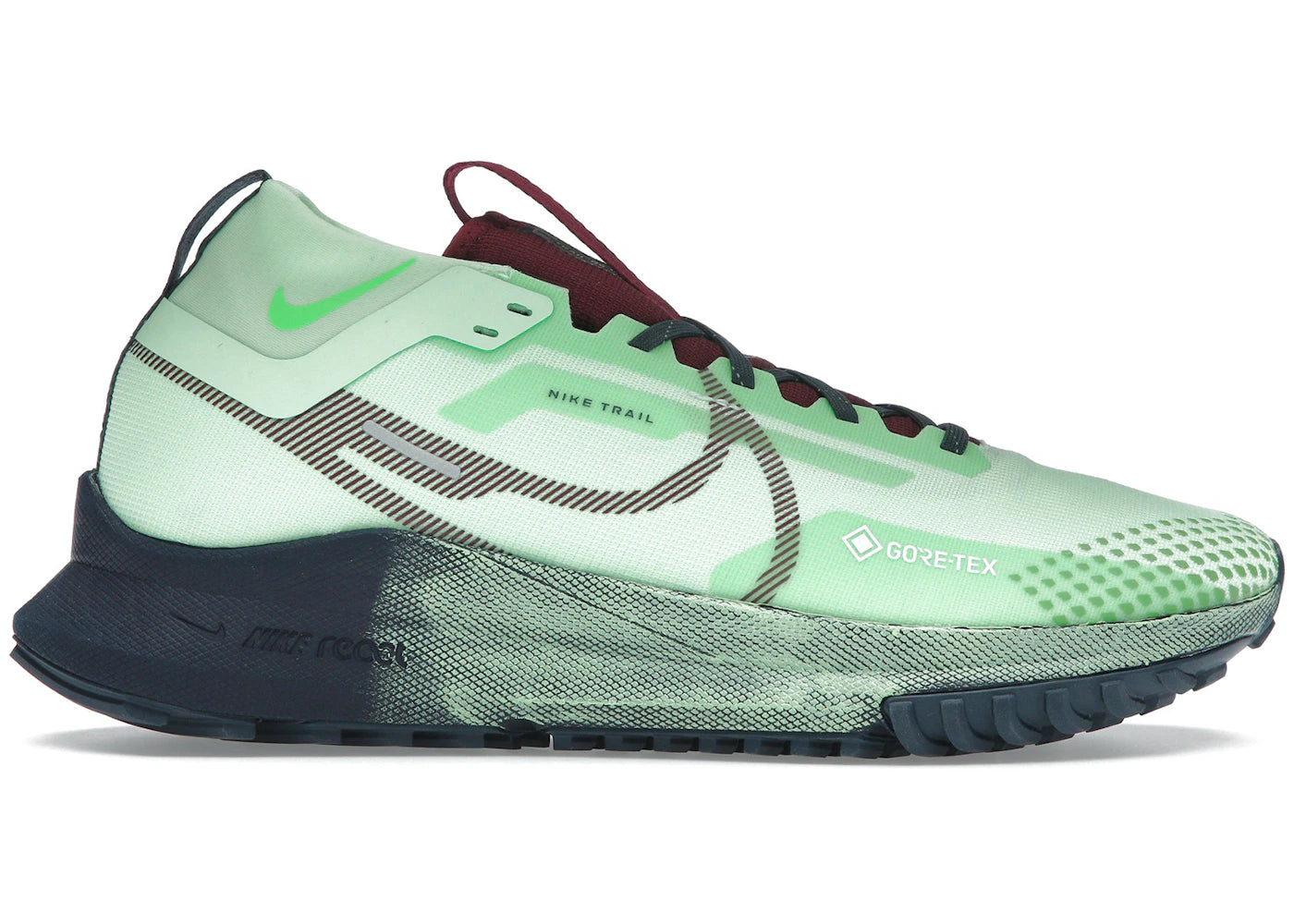 Nike React Pegasus Trail 4 Gore-Tex-Vapor Green Thunder Blue