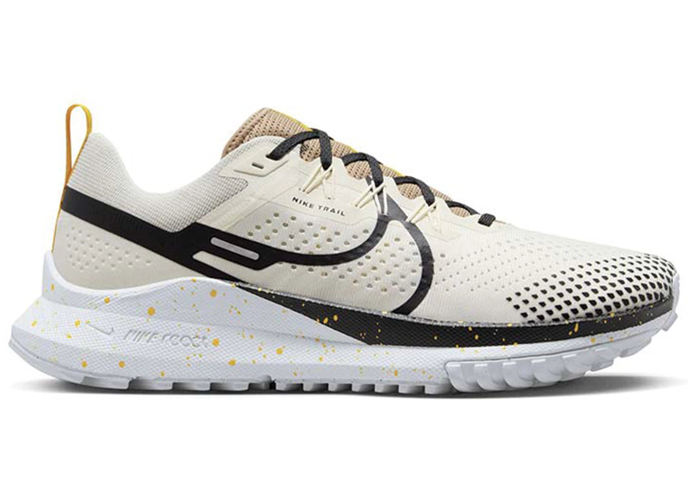 Nike React Pegasus Trail 4-Pale Ivory Black Yellow