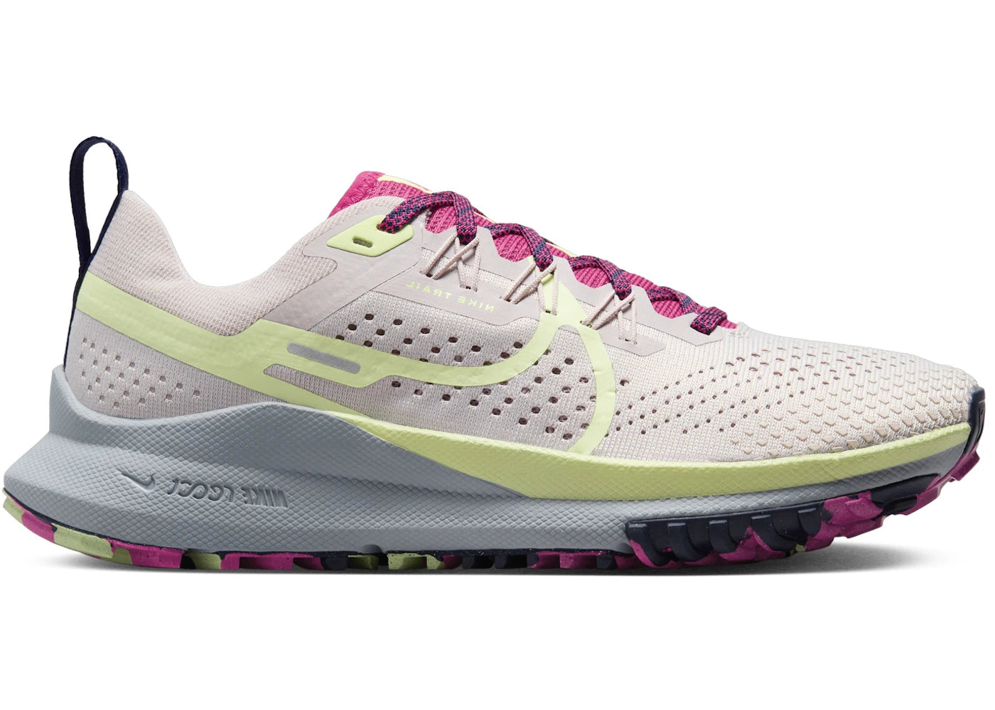 Nike React Pegasus Trail 4-Platinum Violet Purple Ink Fierce Pink Luminous Green (Women's)