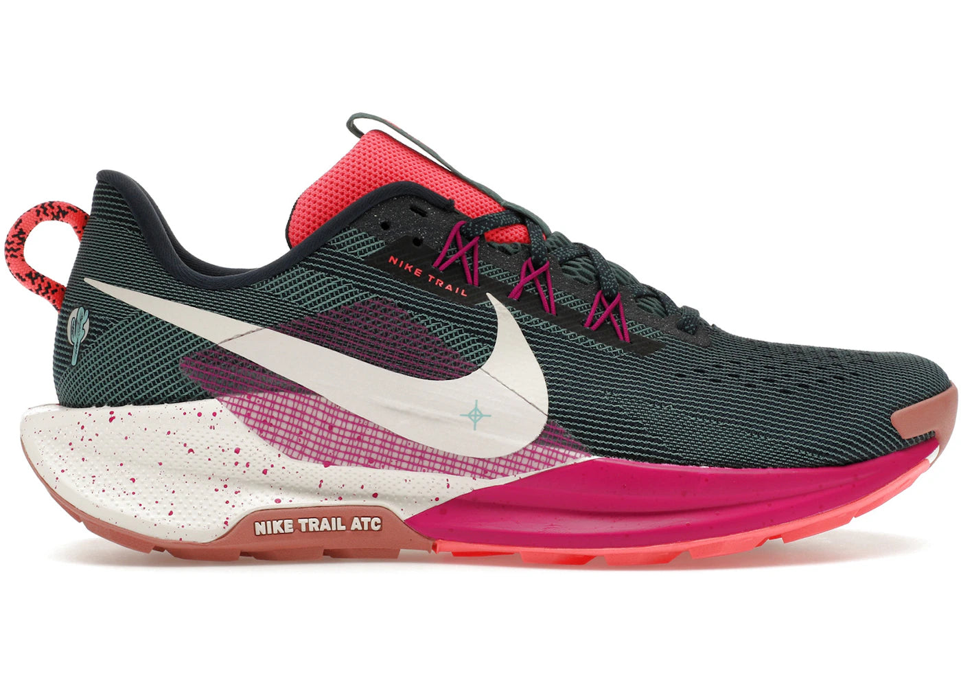 Nike React Pegasus Trail 5-Armory Navy Vivid Grape Green Frost Phantom