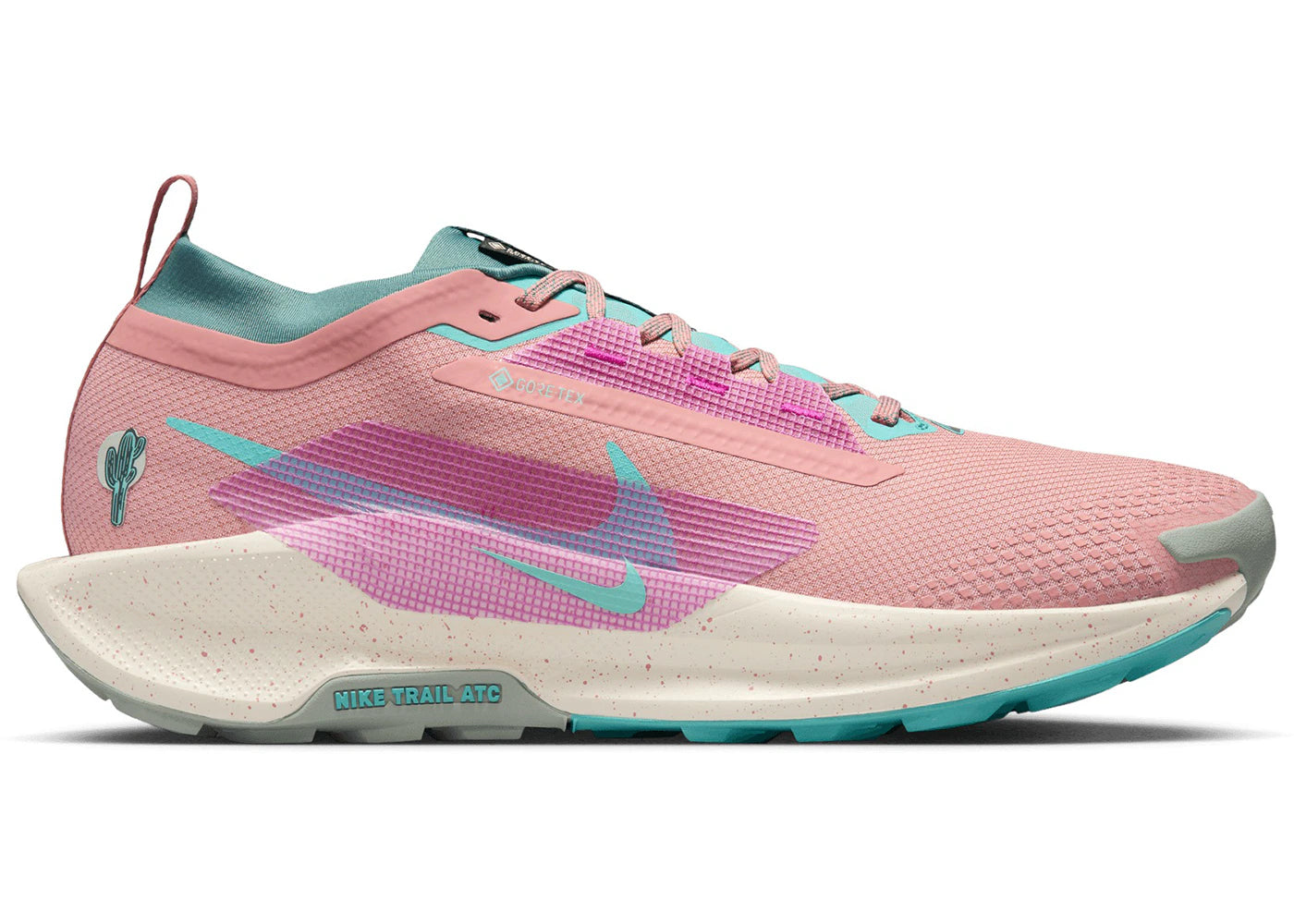 Nike React Pegasus Trail 5 Gore-Tex-Red Stardust Green Frost