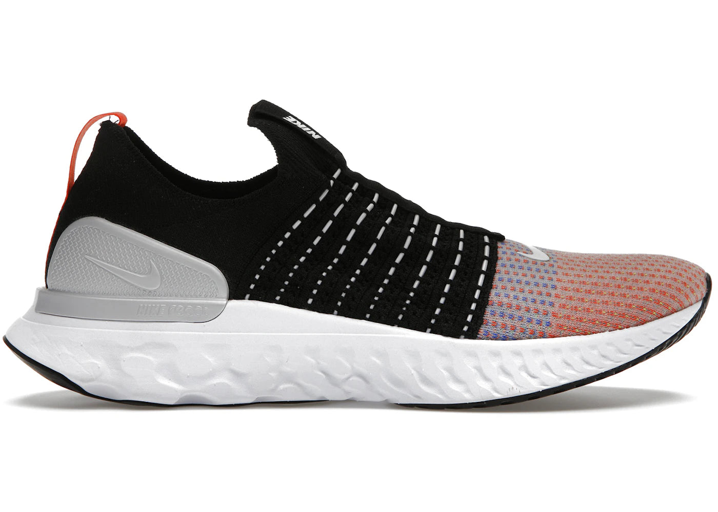 Nike React Phantom Run Flyknit 2-Black Team Orange