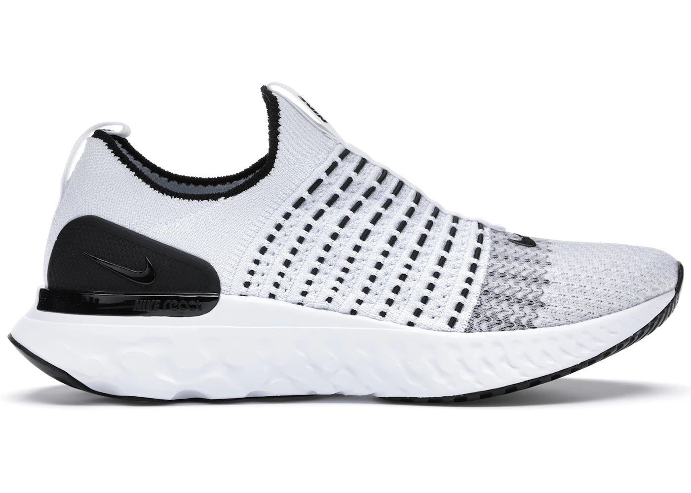 Nike React Phantom Run Flyknit 2-White Black