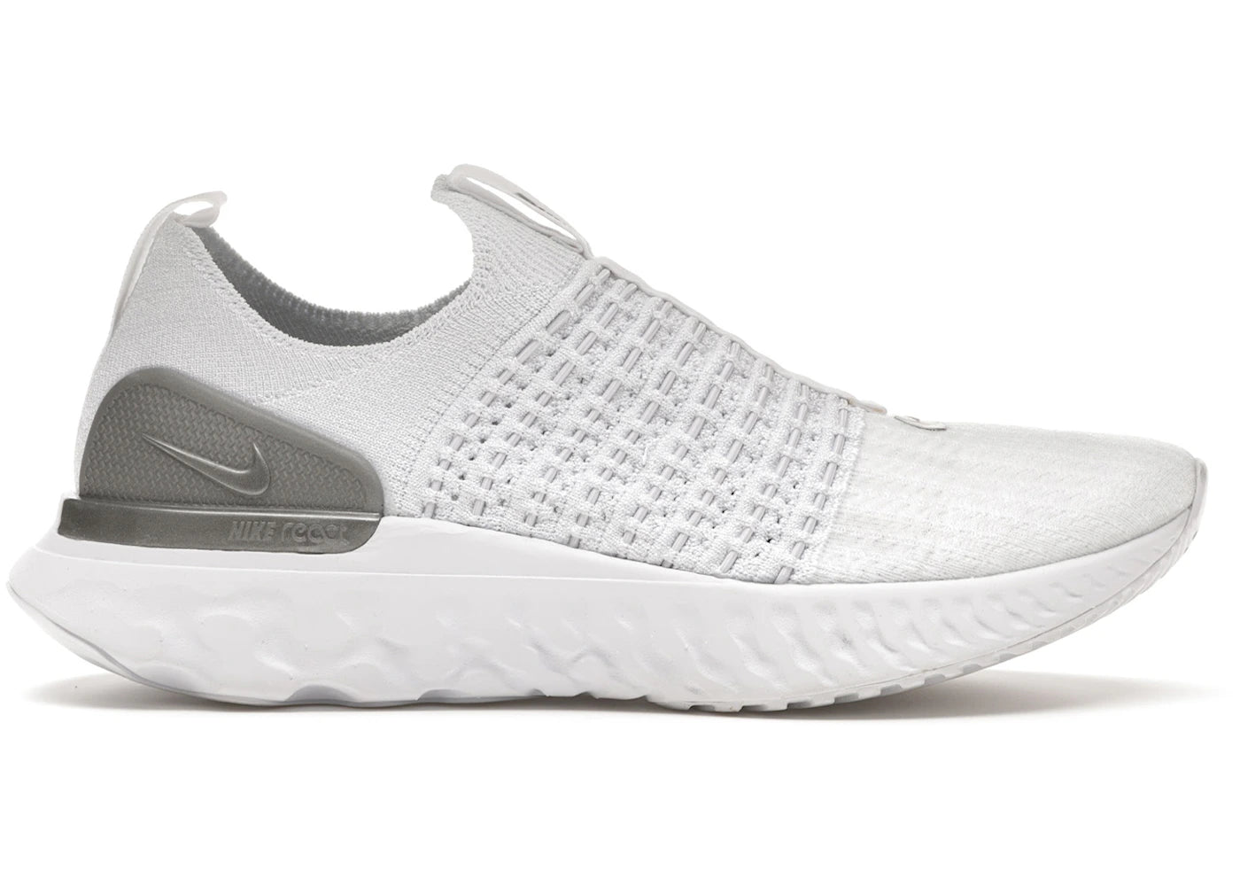 Nike React Phantom Run Flyknit 2-White Pure Platinum (Women's)