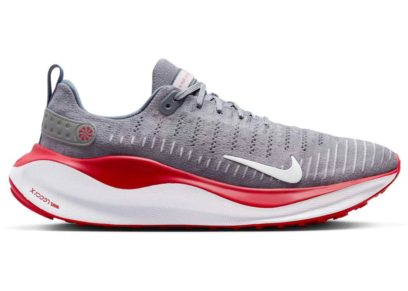 Nike ReactX Infinity Run 4 - Gris froid, rouge universitaire, blanc