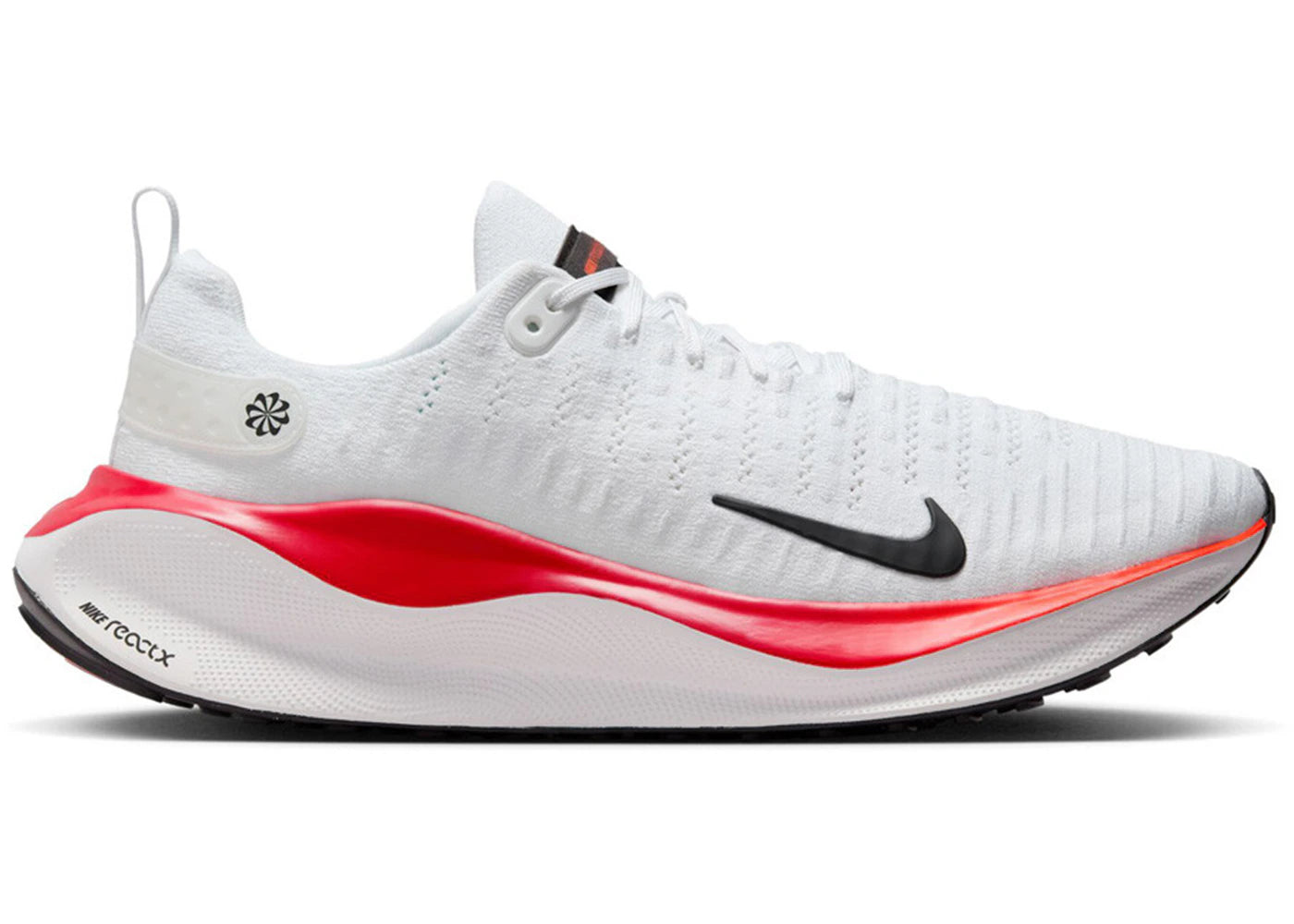 Nike ReactX Infinity Run 4-White Bright Crimson Black