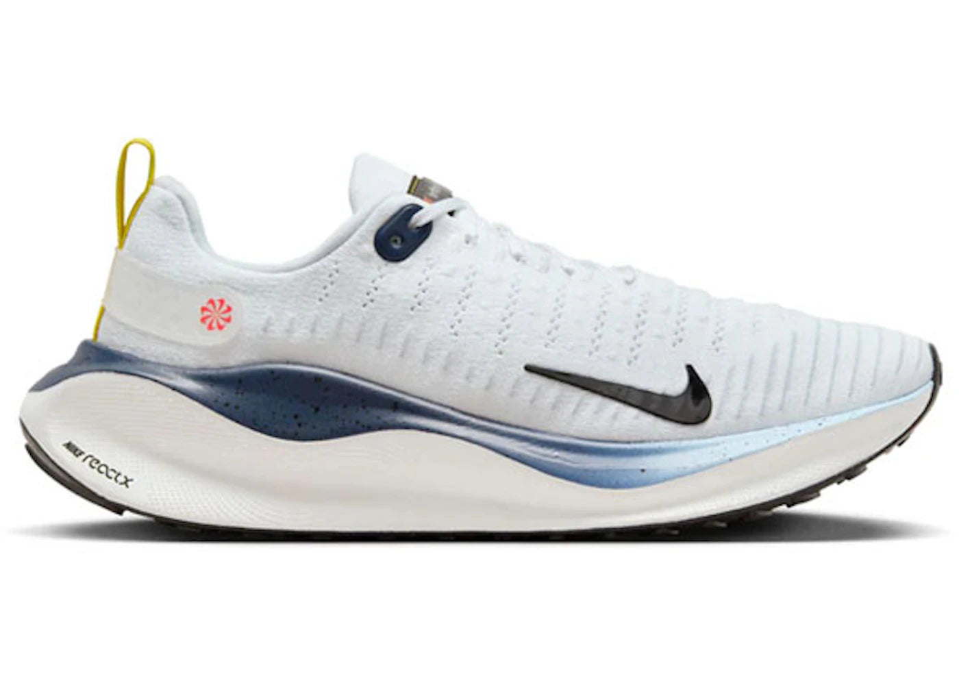 Nike ReactX Infinity Run 4-White Navy Speed Yellow