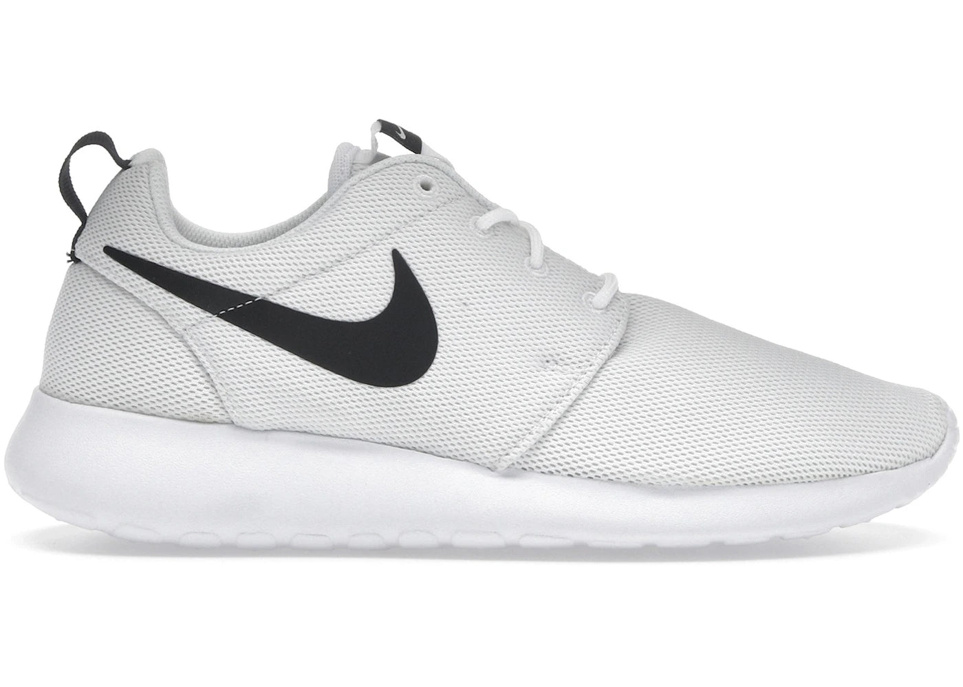 Nike Roshe One-White/White-Black (Women's)