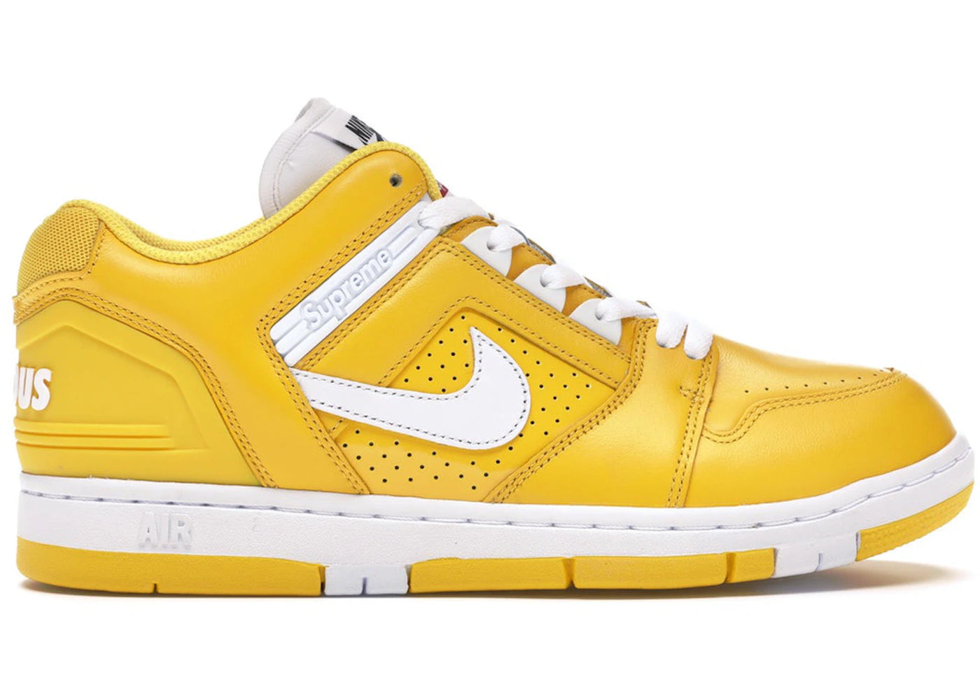 Nike SB Air Force 2 Low Supreme Jaune
