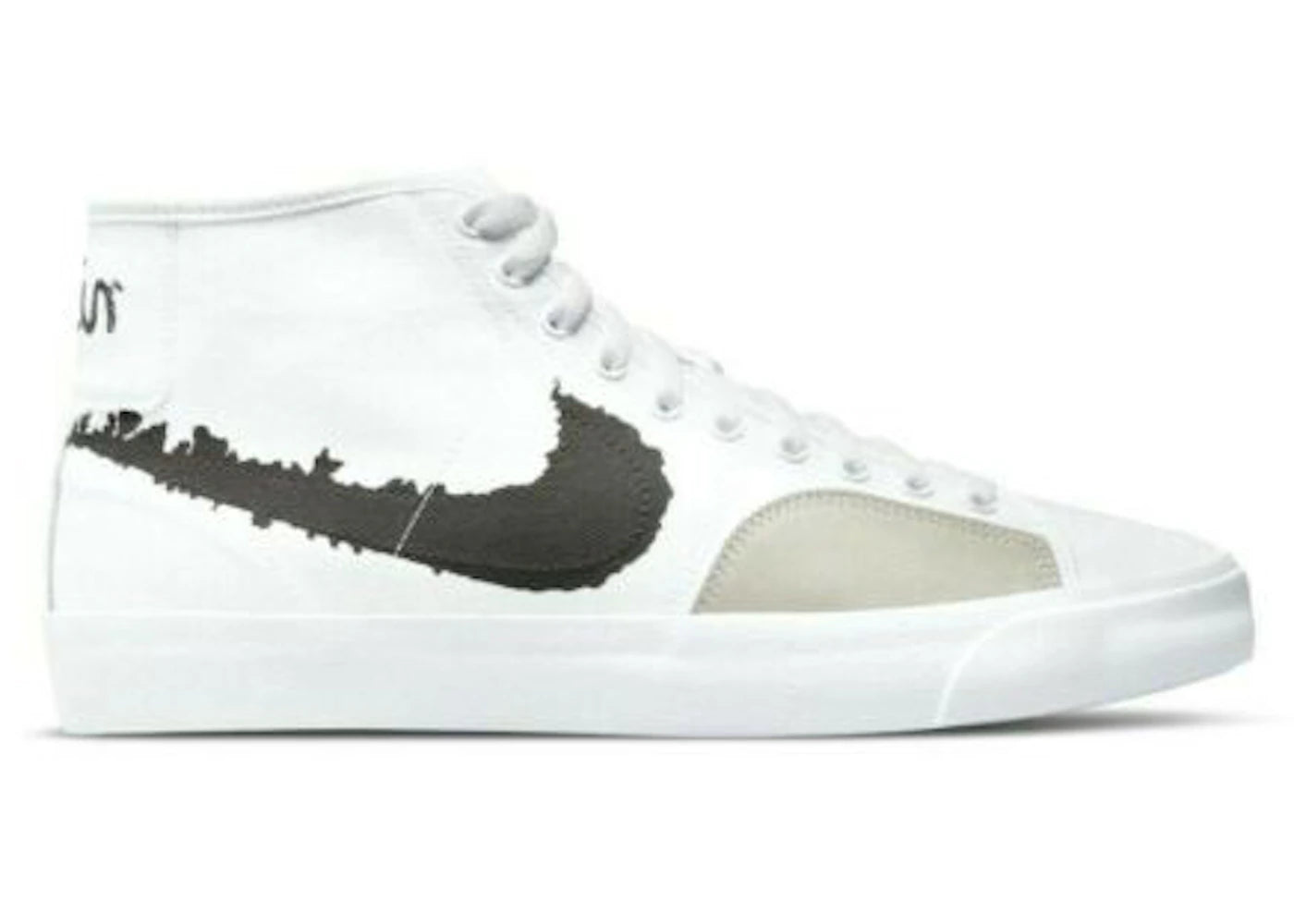 Nike SB Blazer Court Mid PRM-White Black