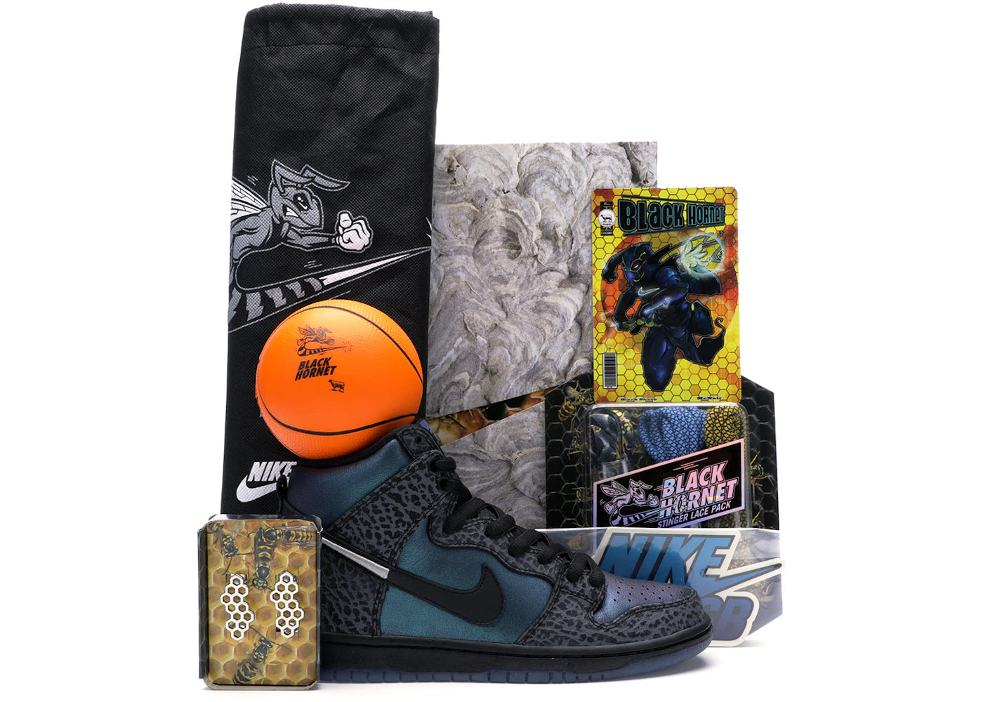 Nike SB Dunk High-Black Sheep Hornet (Special Packaging)