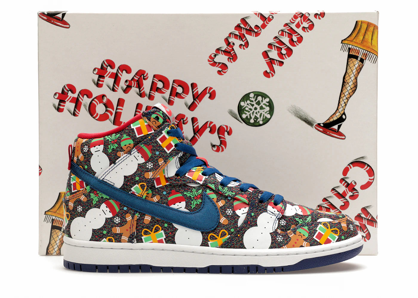 Nike SB Dunk High-Concepts Ugly Christmas Sweater (Special Box) (2017)