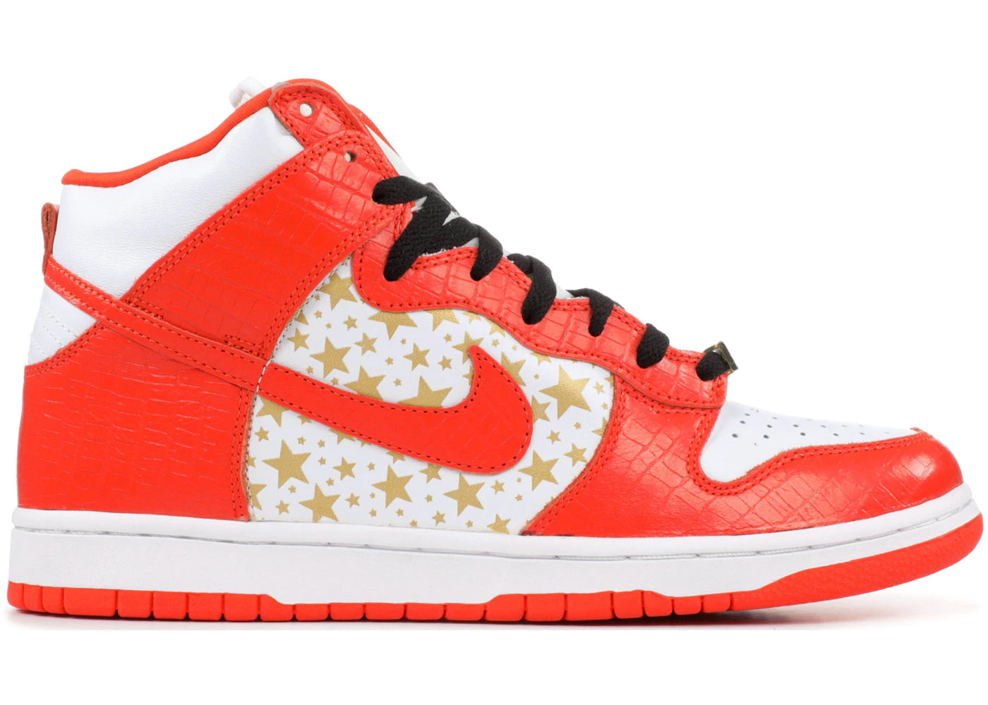 Nike Dunk High Pro SB-Supreme Orange Stars