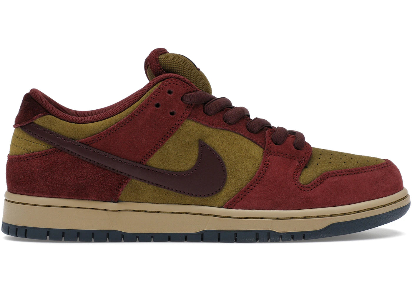 Nike SB Dunk Low-Dark Team Red Olive Flak
